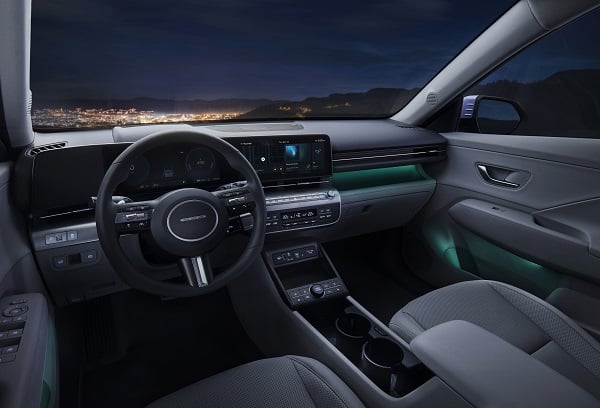 All-new Hyundai KONA Electric ora disponibile in Svizzera - hyundai kona electric world premiere 2023 interior 03 jpg