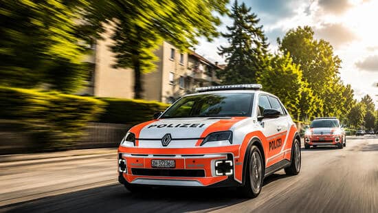 La Renault 5 E‑Tech electric fait désormais partie de la flotte de la police de quartier de Winterthur