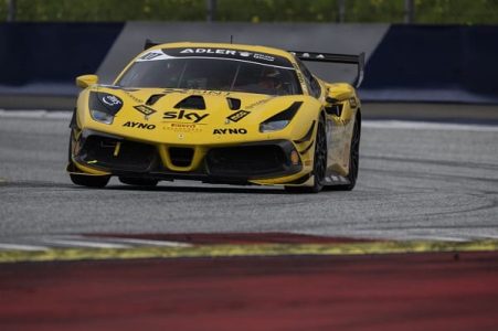 La Ferrari 488 Challenge Evo del team Rossocorsa Racing